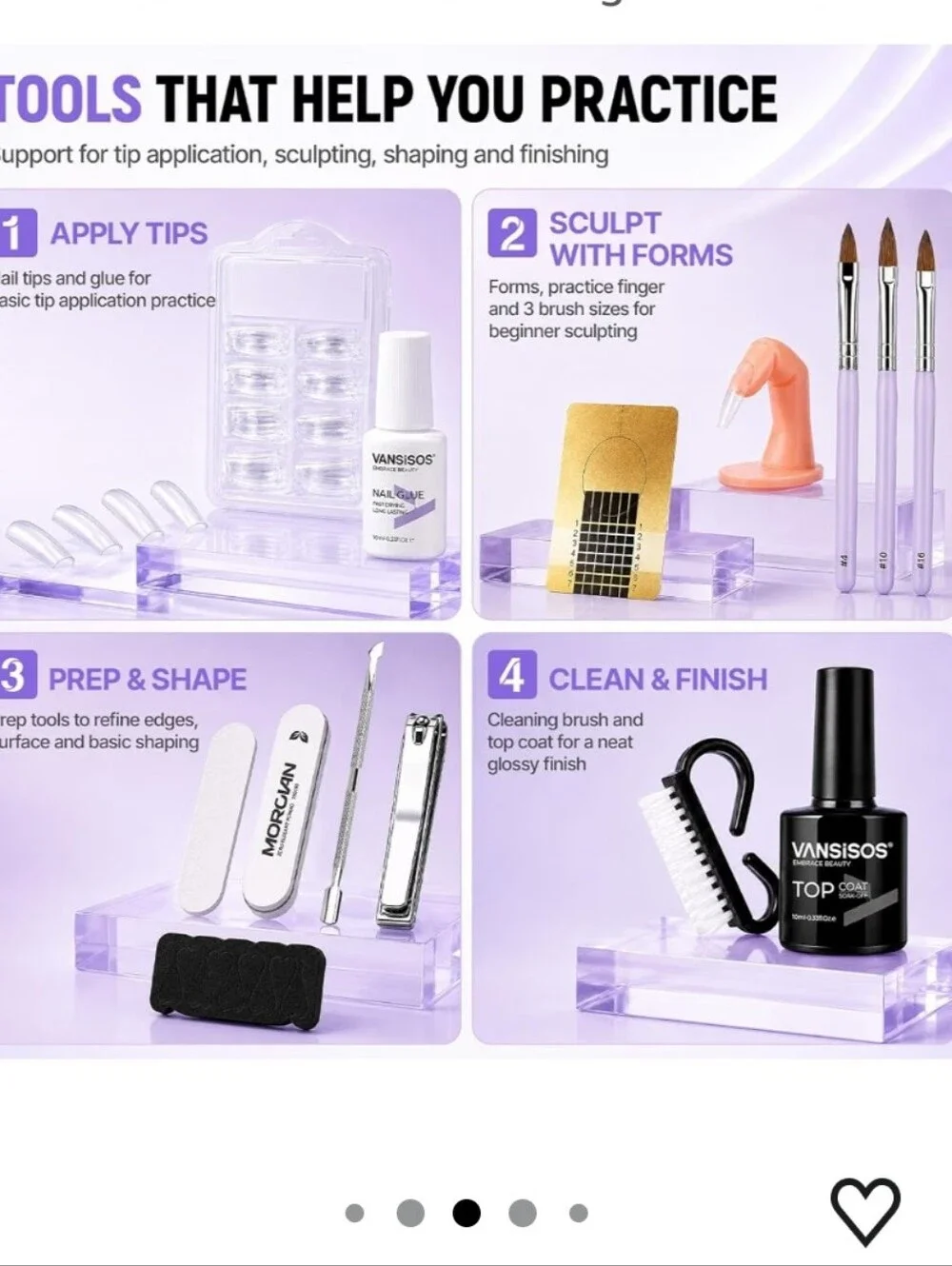 Acrylic Nail Kit for Beginners: Professional Acrylic Powder and Liquid